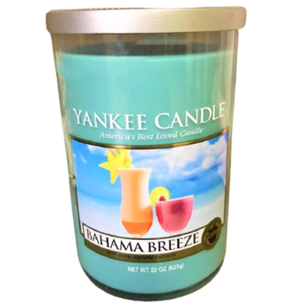YANKEE CANDLE BAHAMA BREEZE 22 OZ TUMBLER TWO-WICK